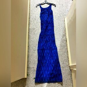 Gorgeous stunning cobalt blue ball gown